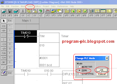 Change PLC Mode RUN