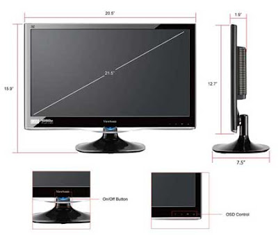 The features of ViewSonic VX2250WM-LED 22-Inch