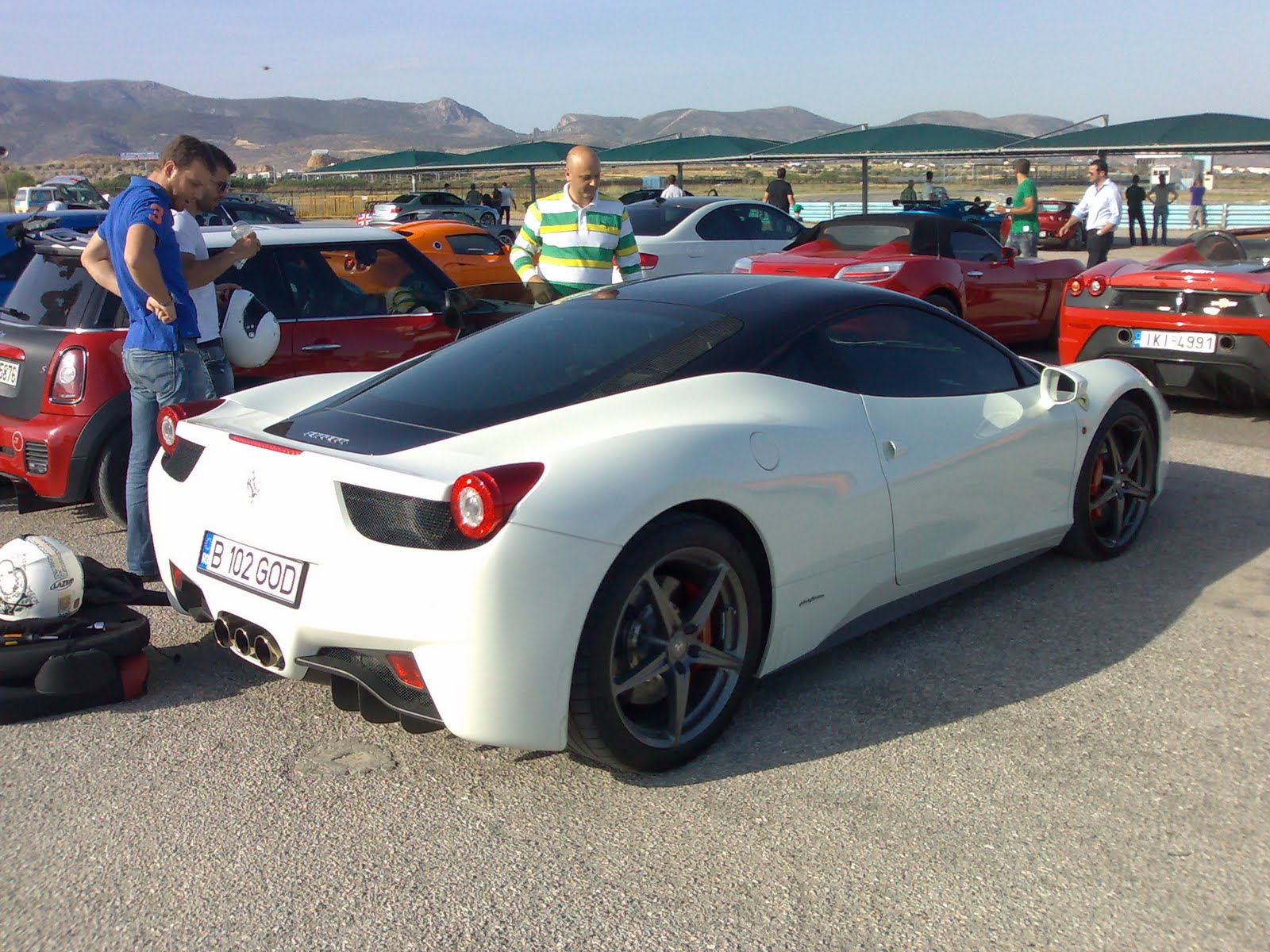 White Black Bicolor 458