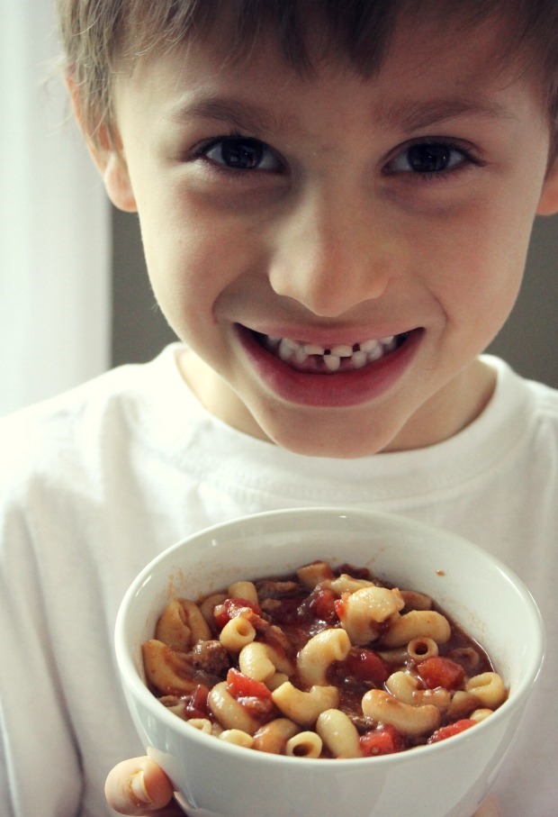 macaroni for dinner