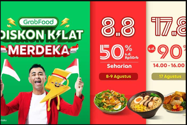 DISKON KILAT MERDEKA GRABFOOD