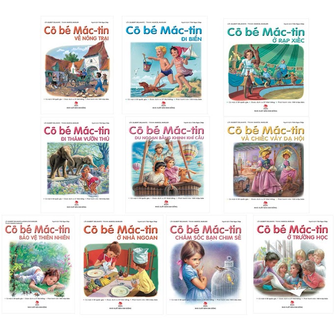 Sách - Combo Cô Bé Mác-Tin (10 Cuốn)