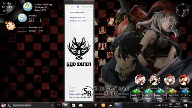 Windows 10 Ver. 1703 Theme God Eater by Enji Riz