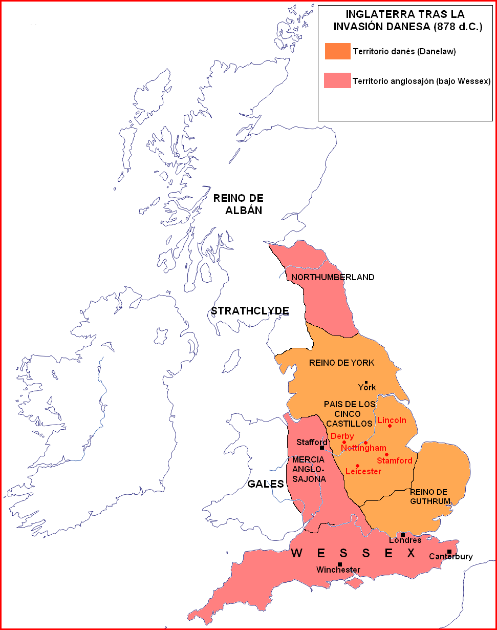 Reino Inglaterra Mapa