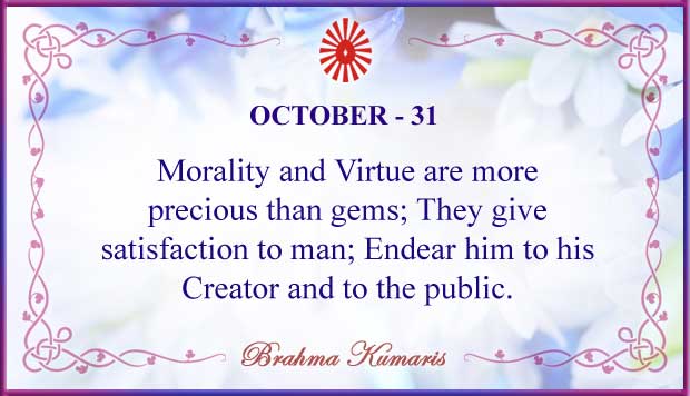 Thought For The Day October 31
