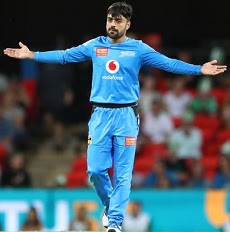 Rashid Khan takes his third T20 hat-trick in BBL09 and overall fifth player to do so.