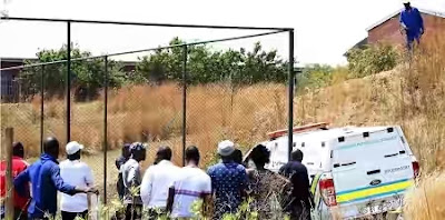 Commotion as man hangs himself on a tree inside schoolyard