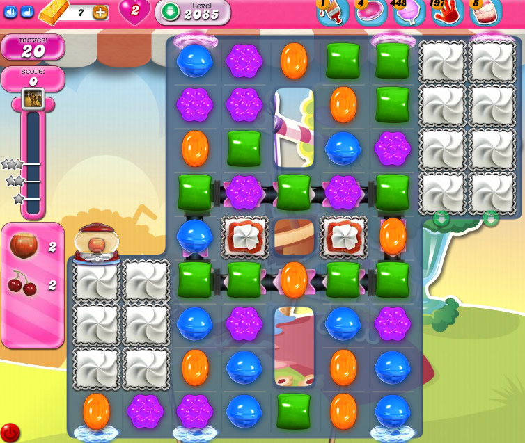 Candy Crush Saga level 2085