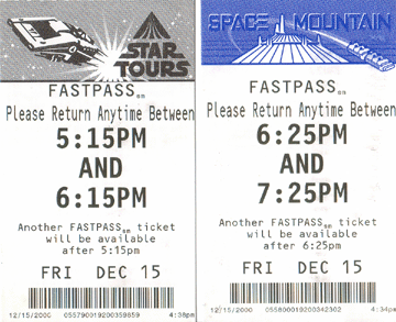 Disney World FASTPASS