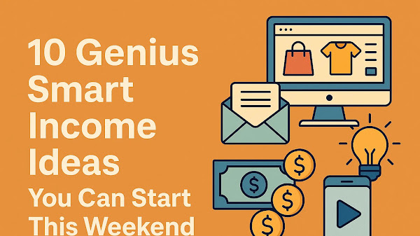 10 Genius Smart Income Ideas You Can Start This Weekend