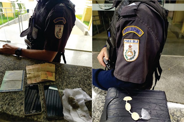 Policia Militar apreende Drogas em Italva