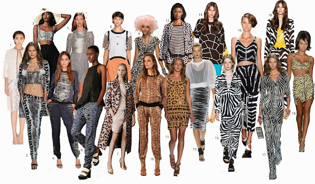 anial print trend, Spring/Summer 14, snakeskin trend, leopard print fashion, zebra print trend, DVF, 