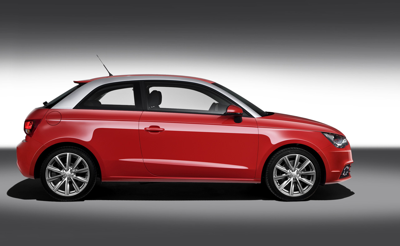 2011 Red Audi A1 50s cool Wallpapers  Foto Gambar 