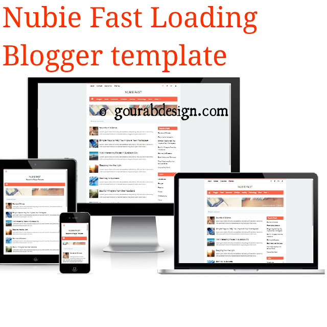 Nubie Fast - Seo Optimize Blogger Template
