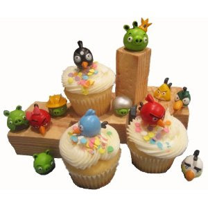 Pre-kindergarten toys - Angry Birds & Pigs Cake - Cupcake Toppers Decorations