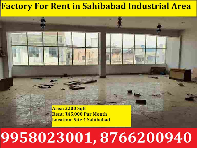 2200 Sqft Factory For Rent in Sahibabad Industrial Area
