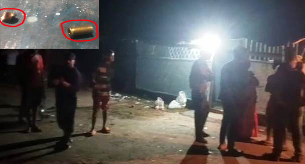 Miscreants open fire at Tipong at night 