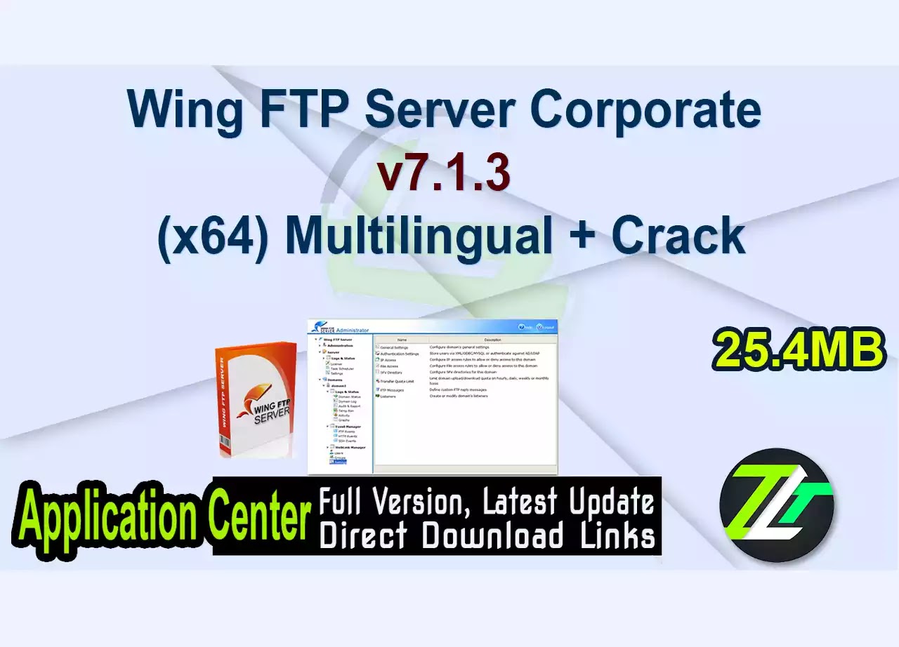 Wing FTP Server Corporate v7.1.3 (x64) Multilingual + Crack