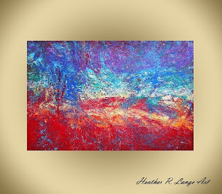 82 Million Light Years Away by Heather R Lange heatherrlange abstract painting