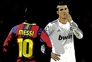 PICTURE: MESSI VS RONALDO CARTOON ANIMASI