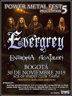 POWER METAL FEST 5 | Concierto de EVERGREY en Bogotá 