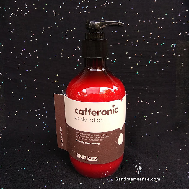 Review SNP Prep Cafferonic Body Lotion