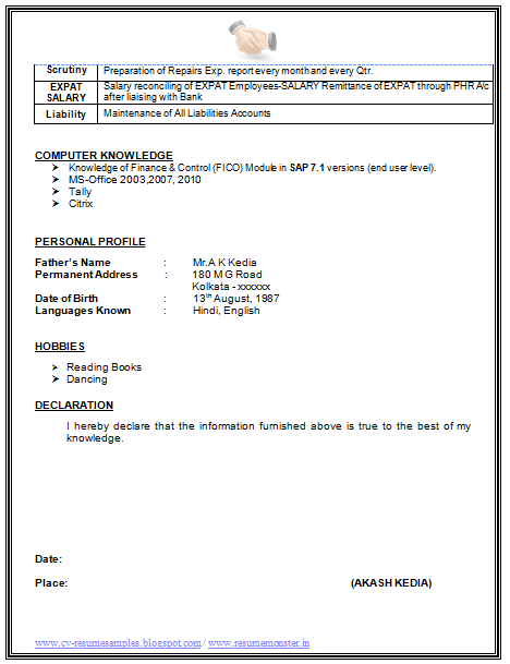 Over 10000 CV and Resume Samples with Free Download: Best ...