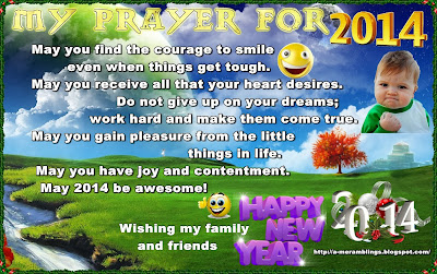 "Happy New Year 2014" "New Year Prayer" "New Year Resolution" "New Year wish" "New Year greetings"