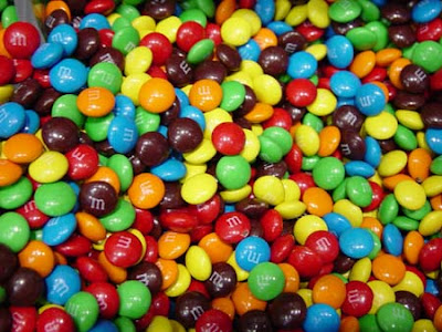 These are actually m&m minis, which are increasingly hard to find these days.