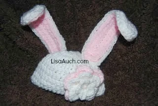 bunny hat with long floppy ears