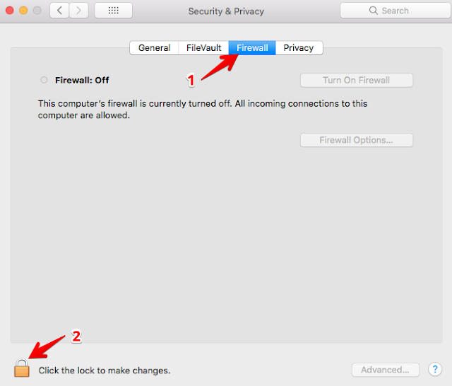 Cara Mengaktifkan Firewall Di Macbook / Komputer Mac