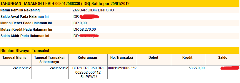 Bukti Pembayaran Digieclub.com (Pembayaran Keempat) 