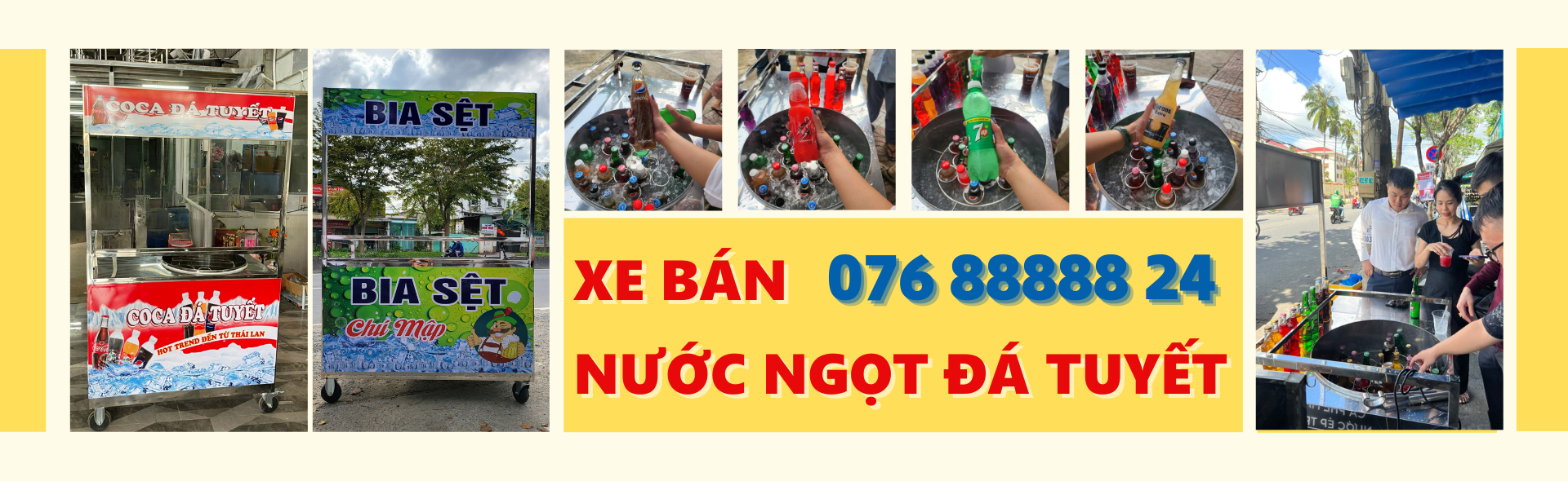 Xe Bán Coca Đá Tuyết - Hottrend đến từ Thái Lan