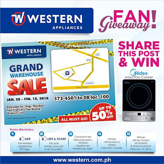 Western Appliances, win contest, Philippines