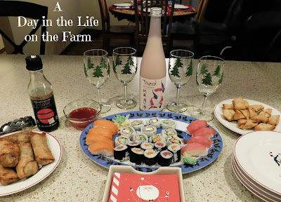 Asian Appetizers with Sake