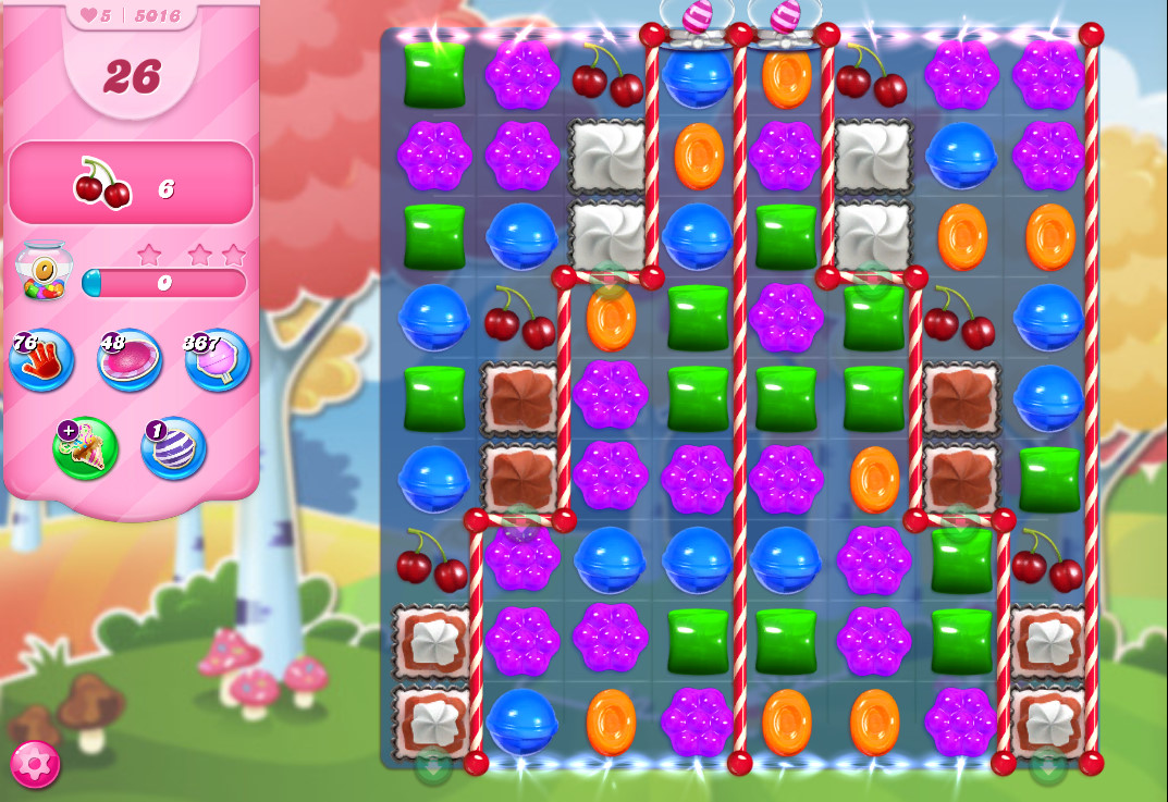 Candy Crush Saga level 5016