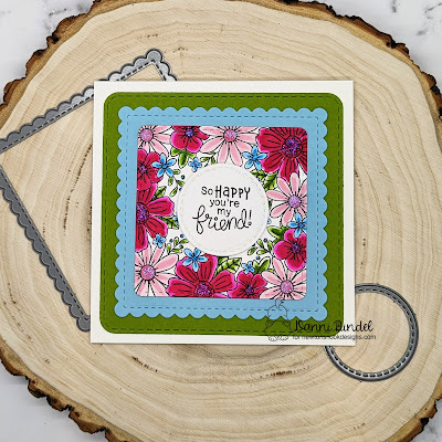 So Happy You're My Friend Card by Danni Bindel-Stamps by Newton's Nook