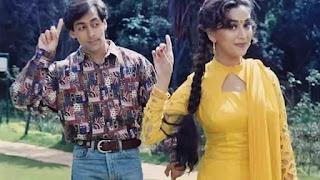 salman khan and madhuri in film 'hum aapke han kaun'