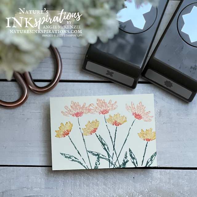 Inked Botanicals Suite Tiled Card (tile design) | Nature's INKspirations by Angie McKenzie