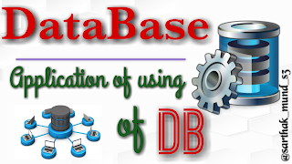 Database | Application of using Database