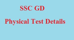 ssc gd constable physical test date & result