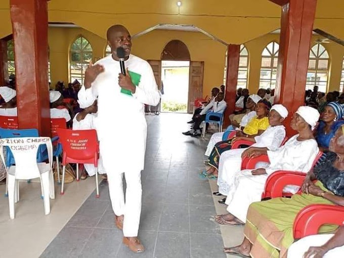 Minister Designate for Rivers state  gives testimony in his Church 