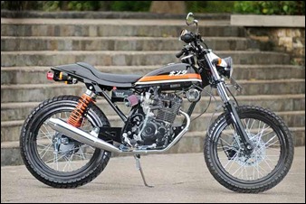 Modification Honda Mega Pro Street Tracker