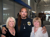 Me, Solvar, Adele at Chicago Airport, the last time I went abroad