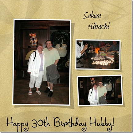 30th Birthday Page