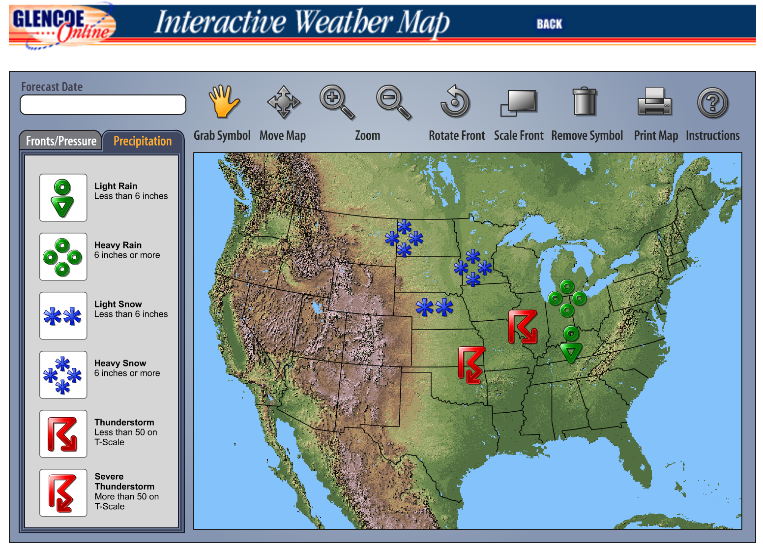 Interactive Weather Map