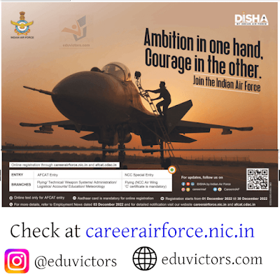Career at Airforce #careerjobs #eduvictors #jobs
