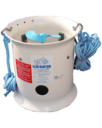 Ice Eater dock and boat de-icer - available in 1/4 HP, 1/2 HP, 3/4 HP and 1 HP de-icer models