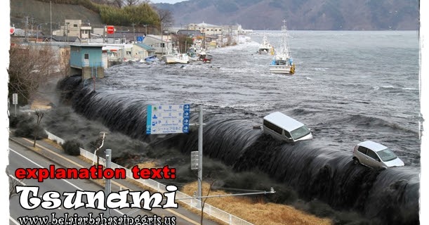 Contoh Explanation Text : Tsunami