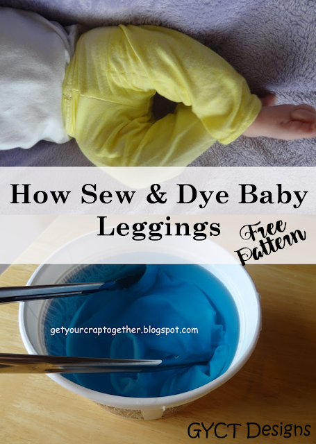 Dyeing & Sewing Your Own Leggings (FREE PATTERN)